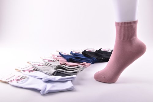 Шкарпетки підліткові однотонні "Фенна" ХЛОПОК (Арт. FEC097/36-40) | 10 пар