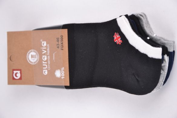 Чоловічі шкарпетки занижені "Cotton" (Арт. FDX500) | 30 пар
