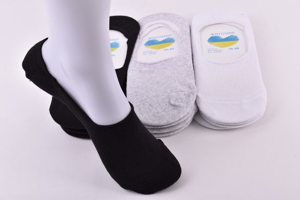 Жіночі Шкарпетки-Сліди Сітка Бавовна (OAM039) | 12 пар