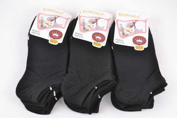 Жіночі шкарпетки занижені "КОРОНА" ХЛОПОК (LKB2318-5) | 12 пар