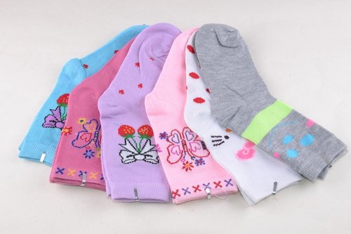 Дитячі шкарпетки на дівчинку р.20-23 (D3102/20-23) | 12 пар