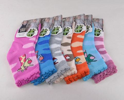 Дитячі шкарпетки Жирафчик кольорові р.28-30 (C207/L) | 12 пар