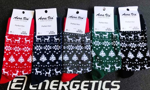 Шкарпетки чоловічі Merry Christmas "AURA" Cotton (Арт. SF9059/39-42) | 5 пар