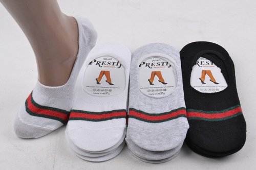 Жіночі Шкарпетки-Сліди "ХЛОПОК" (OAM107) | 12 пар