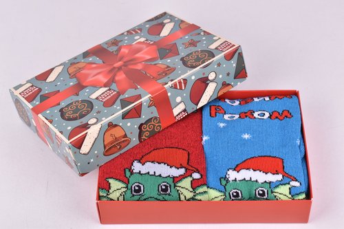Шкарпетки жіночі у подарунковій упаковці МАХРА COTTON (Арт. Y109/2) | 2 пари