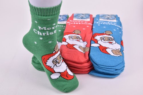Шкарпетки жіночі Merry Christmas "Житомир" Махра (Арт. AK956) | 12 пар