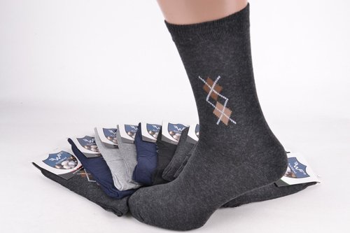 Чоловічі Бавовняні шкарпетки (Арт. TKA112) | 12 пар
