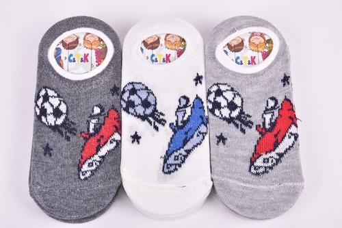 Шкарпетки-сліди дитячі на хлопчика ХЛОПОК (Арт. SU171-5/4) | 12 пар