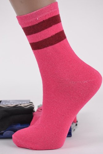 Жіночі шкарпетки з малюнком ХЛОПОК (PT269) | 12 пар