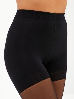 20 ден SLIM чорні капронові колготи з еластичними коригуючими шортами та високою посадкою 2-S 4820040121017 виробник одягу Опт коло