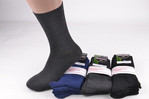 Чоловічі шкарпетки "Монтекс" Антибактеріальні (Арт. PT192/2) | 12 пар