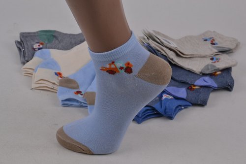 Дитячі шкарпетки на хлопчика "ХЛОПОК" (Арт. TKC301/M) | 12 пар
