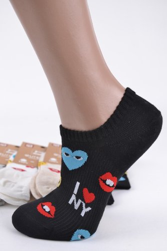 Женские носки заниженные "Cotton" (Арт. ND5772) | 30 пар