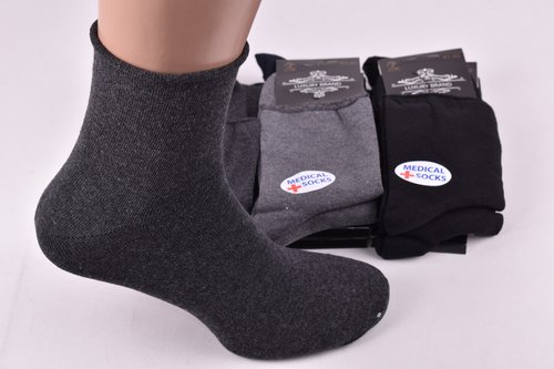 Шкарпетки чоловічі з медичною гумкою COTTON (Арт. LCS21) | 12 пар