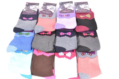 Шкарпетки жіночі махрові (B820) | 12 пар