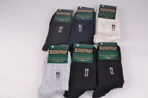 Шкарпетки чоловічі "Житомир" Бавовна (Арт. PT057S) | 12 пар