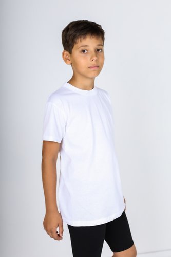 Хлопчачий футболка біла № 34 3-4 роки│3 шт