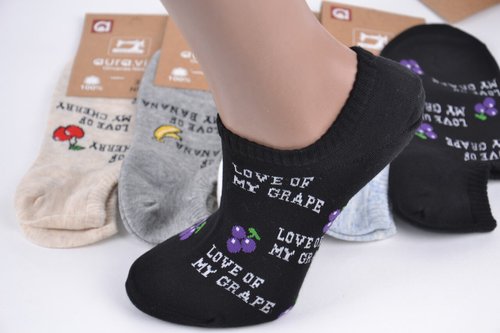Жіночі шкарпетки занижені "AURA" Cotton (Арт. ND5775) | 30 пар
