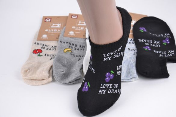Женские носки заниженные "AURA" Cotton (Арт. ND5775) | 30 пар