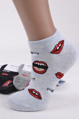 Жіночі шкарпетки занижені "AURA" Cotton (Арт. NDC6200) | 30 пар