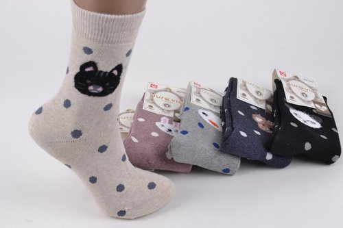 Жіночі шкарпетки з малюнком МАХРА Cotton (Арт. NV1327/35-38) | 5 пар