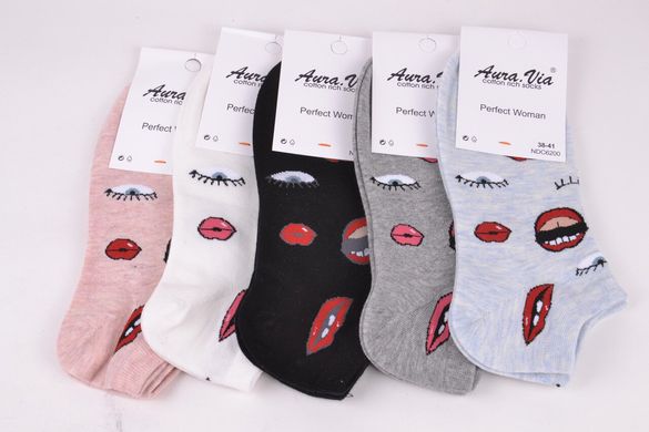 Жіночі шкарпетки занижені "AURA" Cotton (Арт. NDC6200) | 30 пар