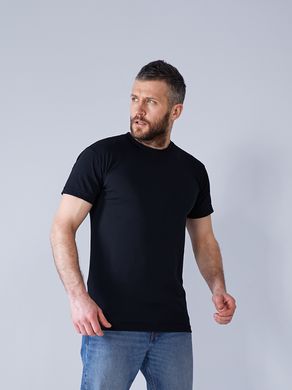 3 шт.|Черная хлопковая футболка отечественного производства XL