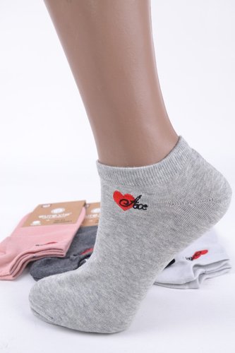 Женские носки заниженные "AURA" Cotton (Арт. NDX6061) | 30 пар