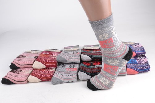 Шкарпетки жіночі Шерсть Кролика (Арт. YKK2) | 12 пар