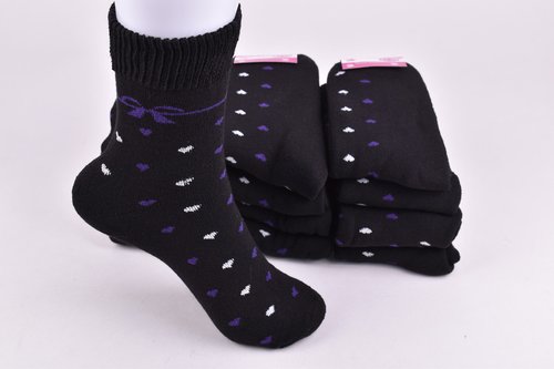 Шкарпетки жіночі з малюнком "Житомир" МАХРА ХЛОПОК (Арт. OK054/9) | 12 пар