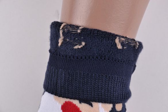 Жіночі шкарпетки з малюнком Махра "Cotton" (Арт. SNV73/35-38) | 5 пар