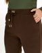 Теплі жіночі штани великого розміру на флісі шоколадного кольору 2XL, А 8021