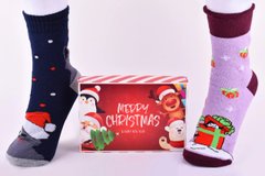 Шкарпетки жіночі "Merry Christmas" в подарунковій упаковці (Арт. Y107/1) | 1 компл.