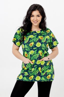 b 42 Жіноча футболка Авокадо великого розміру 58-60 р