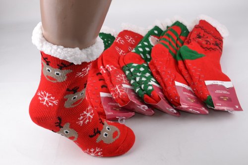 Шкарпетки жіночі на хутрі "Корона" ШЕРСТЬ (Арт. LKB201) | 6 пар