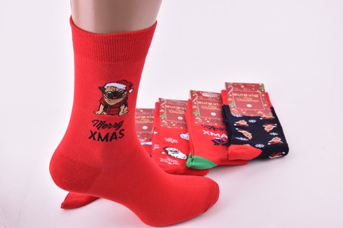 Шкарпетки чоловічі Merry Christmas "AURA" Cotton (Арт. SF7668) | 30 пар