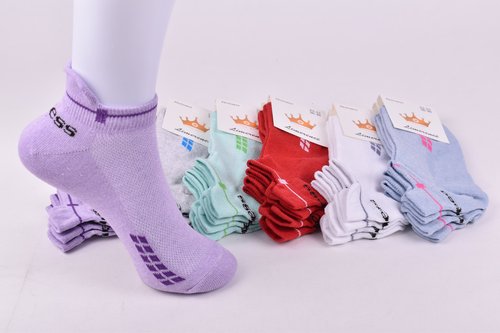Шкарпетки жіночі занижені "Житомир" бавовна Сітка (Арт. AK975) | 12 пар