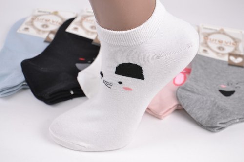 Женские носки заниженные "AURA" Cotton (Арт. ND5919) | 30 пар