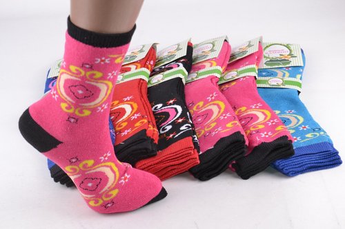 Шкарпетки жіночі Бамбук - Махра (Арт. YDJ09) | 12 пар
