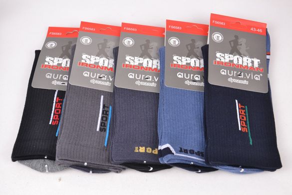 Шкарпетки чоловічі "AURA" SPORT Cotton (Арт. FZS6583) | 30 пар
