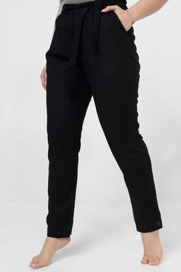 9 Літні жіночі штани штапель чорні XL