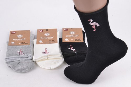Жіночі шкарпетки з малюнком "Cotton" (Арт. NPX2038) | 30 пар