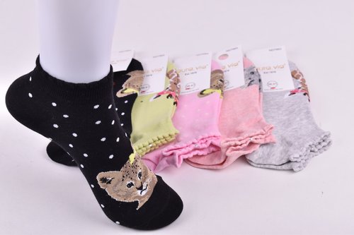 Шкарпетки жіночі занижені "AURA" COTTON (арт. ND7993) | 30 пар