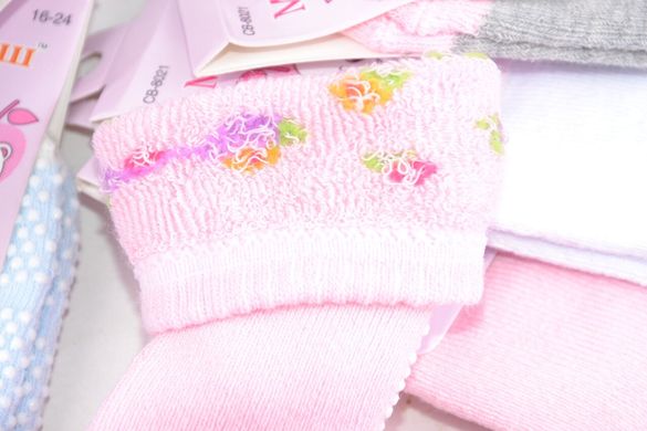 Дитячі Термо шкарпетки на дівчинку МАХРА (Арт. CB8021/16-24) | 12 пар