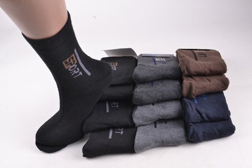 Шкарпетки Підліток "КОРОНА" бавовна Махра (Арт. LKC3301/30-35) | 12 пар