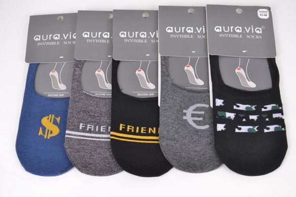 Чоловічі Шкарпетки-Сліди "AURA" Cotton (Арт. FDD6255) | 30 пар
