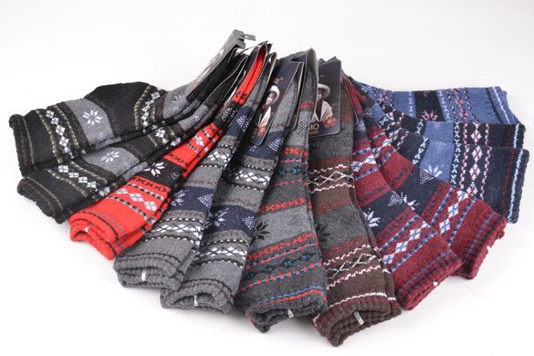 Дитячі вовняні шкарпетки на дівчинку р.25-34 (Арт.TKC050/L) | 12 пар