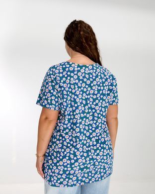 b-43 Футболка женская удлиненная из хлопка 3XL 2000115569087 производитель одежды Опт круг