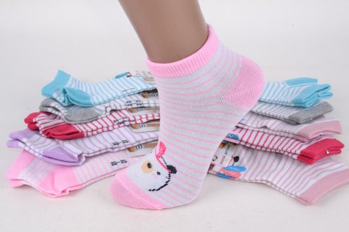 Дитячі Бавовняні шкарпетки на дівчинку (Арт. FE5023-3/25-30) | 12 пар