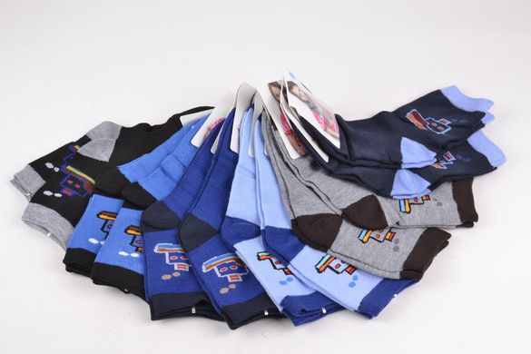 Дитячі шкарпетки на хлопчика ХЛОПОК (Арт. C168/S) | 12 пар